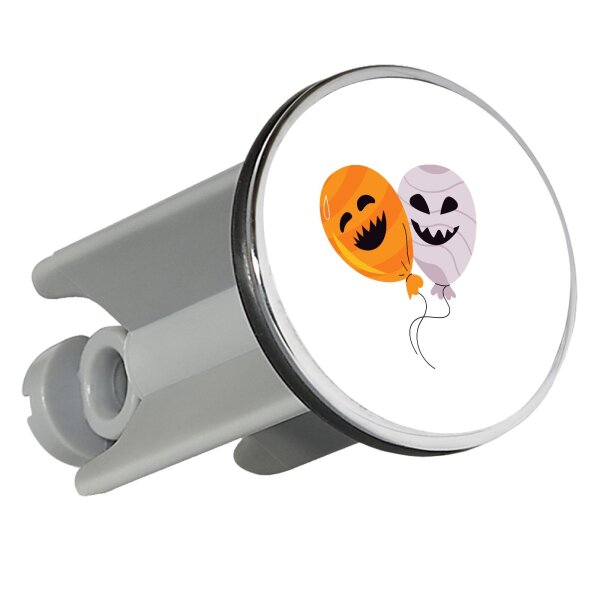 Waschbeckenstöpsel Gespensterballons Halloween 4cm