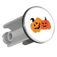 Waschbeckenst&ouml;psel K&uuml;rbisse Halloween 4cm