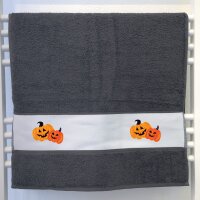 Handtuch K&uuml;rbisse Halloween 50x100cm