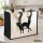 Jutetasche Schwarze Katze stehend 21 Liter Black