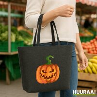 Filzshopper K&uuml;rbis Halloween, 22 Liter