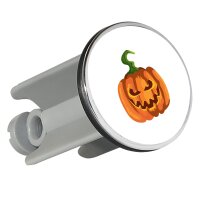 Waschbeckenst&ouml;psel K&uuml;rbis Halloween 4cm