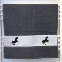 Handtuch Pferd Silhouette 50x100cm