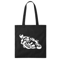 Jutebeutel Motorrad Tribal 10 Liter
