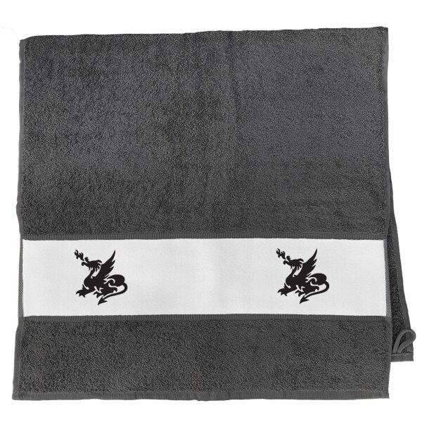 Handtuch Drache Silhouette 50x100cm