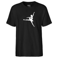 Herren T-Shirt T&auml;nzerin Silhouette