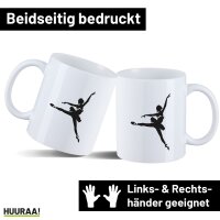 Kaffeetasse T&auml;nzerin Silhouette 330ml