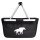 Einkaufskorb faltbar Pferd Silhouette 20 Liter Black
