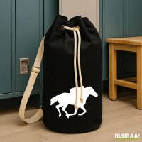 Seesack Pferd Silhouette 20 Liter Black
