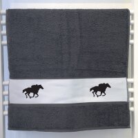 Handtuch Pferd Silhouette 50x100cm
