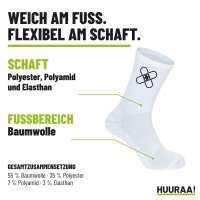 Unisex Socken Pflaster Symbol Baumwolle