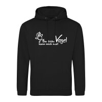 Unisex Hoodie Der fr&uuml;he Vogel Schriftzug