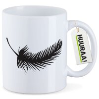 Kaffeetasse Feder Silhouette 330ml
