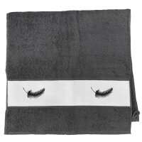 Handtuch Feder Silhouette 50x100cm