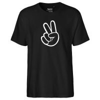 Herren T-Shirt Peace-Hand Symbol
