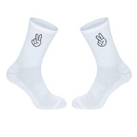 Unisex Socken Peace-Hand Symbol Baumwolle