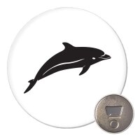 Magnet Delfin Silhouette 59mm K&uuml;hlschrankmagnet