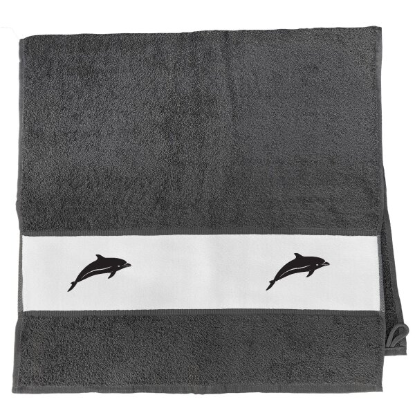 Handtuch Delfin Silhouette 50x100cm