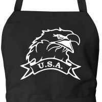 Sch&uuml;rze Adler mit USA-Schriftzug Schriftzug