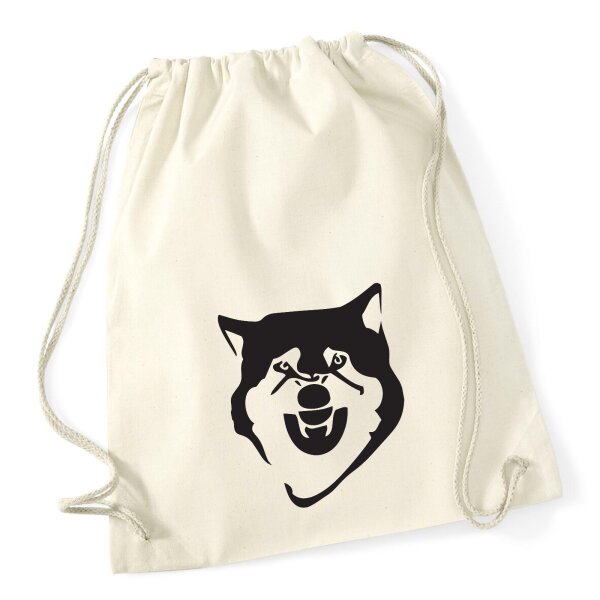 Turnbeutel Wolf Illustration 12 Liter