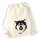 Turnbeutel Wolf Illustration 12 Liter