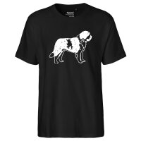 Herren T-Shirt Bernhardiner Illustration