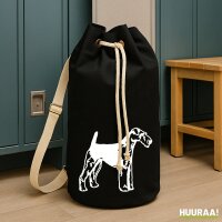 Seesack Foxterrier Illustration 20 Liter Black