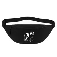 Bauchtasche Bernhardiner Silhouette 2,5 Liter Black