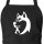 Schürze Husky Silhouette Kopf