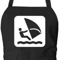 Sch&uuml;rze Windsurfen Symbol