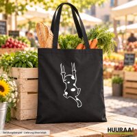 Jutebeutel Katze Comic 10 Liter