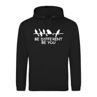 Unisex Hoodie Be different be you Schriftzug