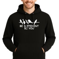 Unisex Hoodie Be different be you Schriftzug