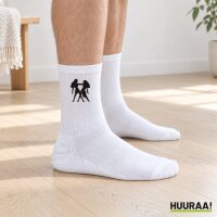 Unisex Socken Zwillinge Sternzeichen Baumwolle
