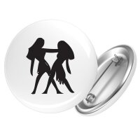 Button Zwillinge Sternzeichen