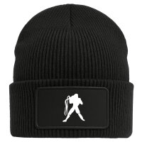 Beanie mit Patch Wassermann Sternzeichen Black