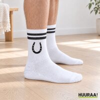 Unisex Socken Hufeisen Symbol Baumwolle