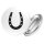 Button Hufeisen Symbol