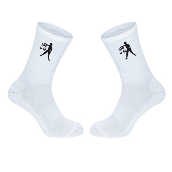 Unisex Socken Waage Sternzeichen Baumwolle