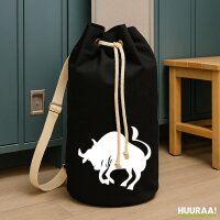 Seesack Stier Sternzeichen 20 Liter Black