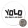 Magnet YOLO – You only live once Schriftzug 59mm Kühlschrankmagnet
