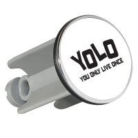 Waschbeckenst&ouml;psel YOLO &ndash; You only...