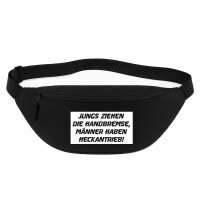 Bauchtasche Jungs Handbremse, M&auml;nner Heckantrieb...