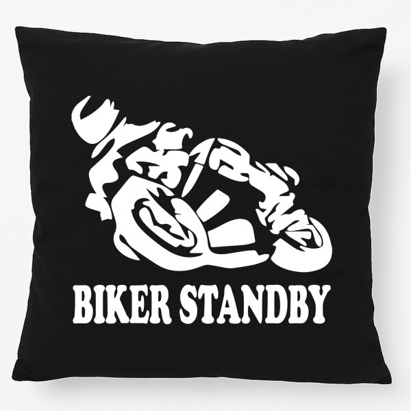 Kissen Biker Standby Motorrad 40x40cm