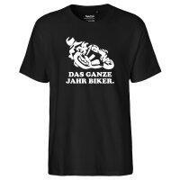 Herren T-Shirt Ganze Jahr Biker Motorrad
