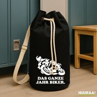 Seesack Ganze Jahr Biker Motorrad 20 Liter Black