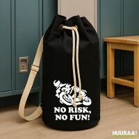 Seesack No risk, no fun Motorrad 20 Liter Black