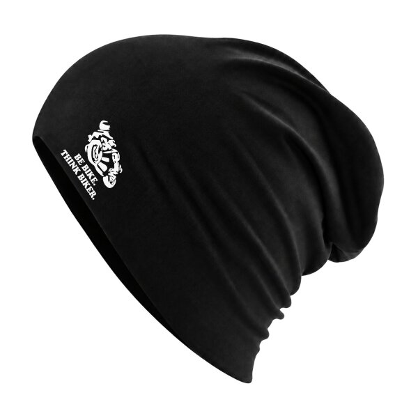 Beanie Be bike. Think biker Motorrad