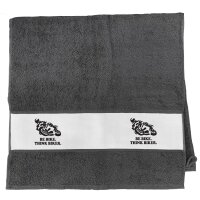 Handtuch Be bike. Think biker Motorrad 50x100cm