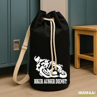 Seesack Biker außer Dienst Motorrad 20 Liter Black